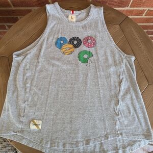 Tracksmith Grayboy Tank Olympic Donuts